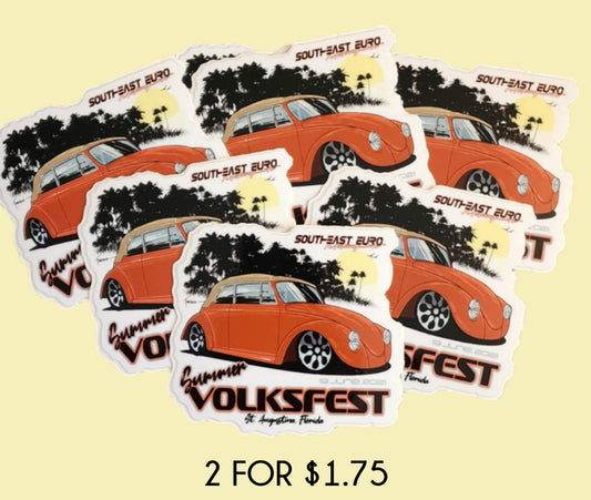 SUMMER VOLKSFEST DECALS